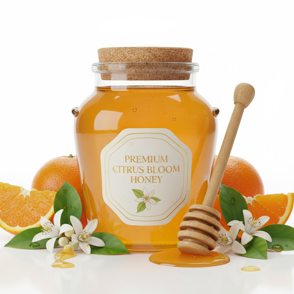 Citrus Bloom pure citrus blossom honey jar